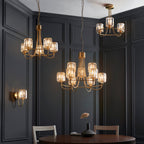 118934 Berenice 9 Light Pendant Brass