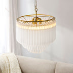 119107 Montpellier 3 Light Pendant Brass