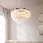 119108 Montpellier 6 Light Pendant Brass
