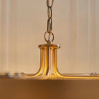 119110 Clermont 5 Light Pendant Brass
