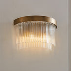 119125 Clermont 2 Light Wall Light Brass
