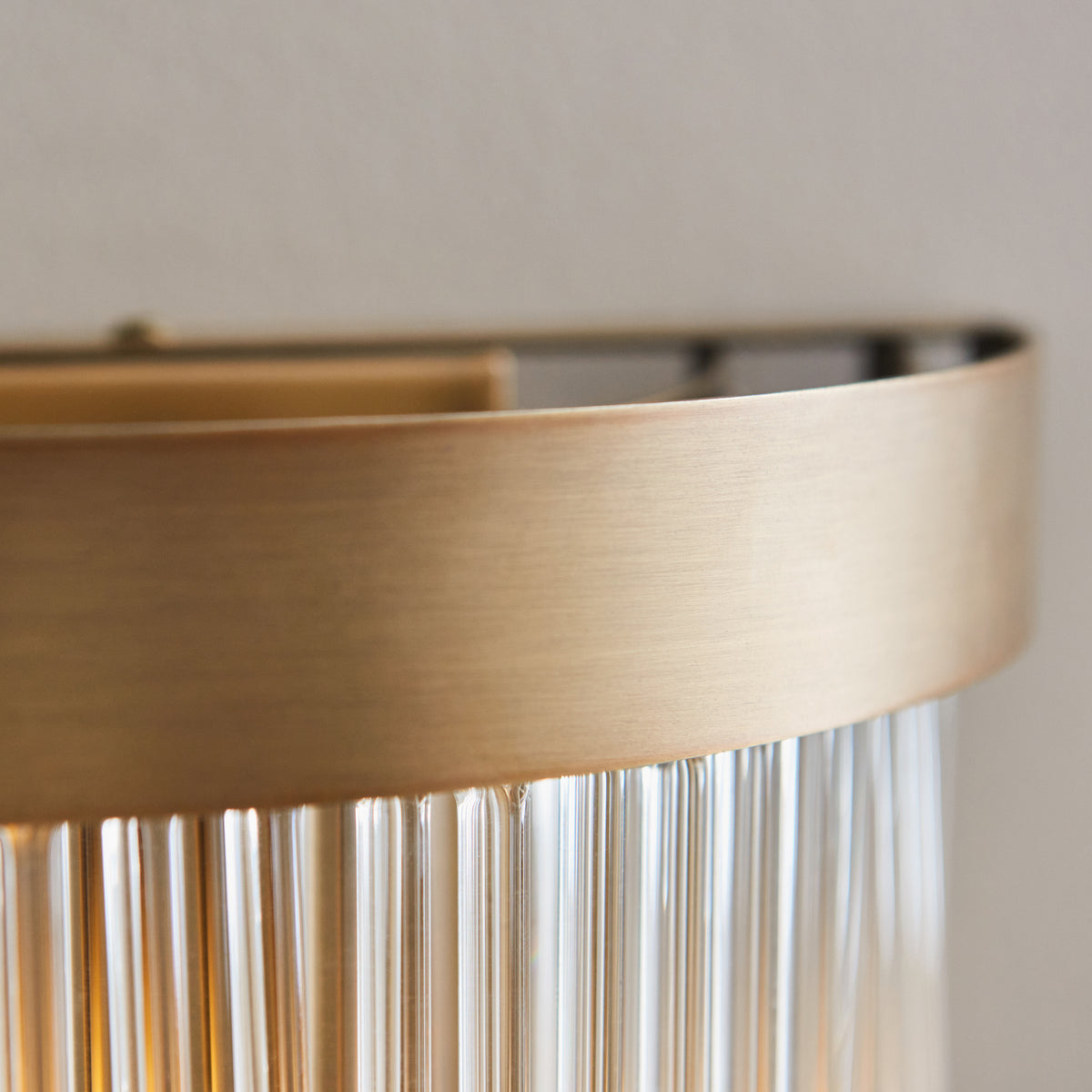 119125 Clermont 2 Light Wall Light Brass