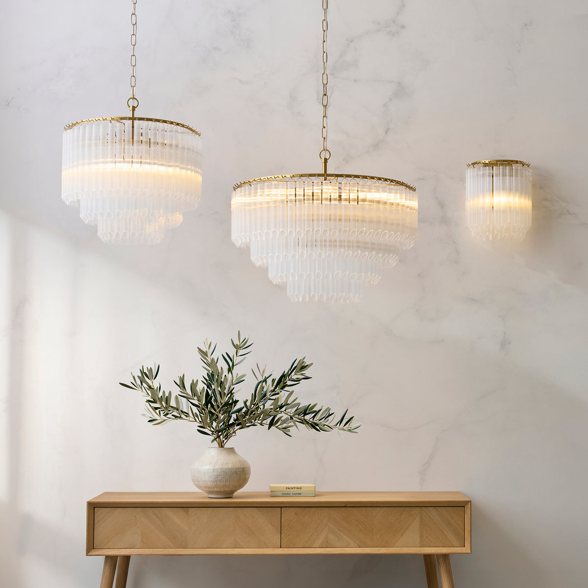 119132 Montpellier Wall Light Brass