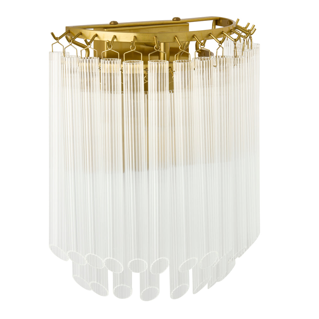 119132 Montpellier Wall Light Brass