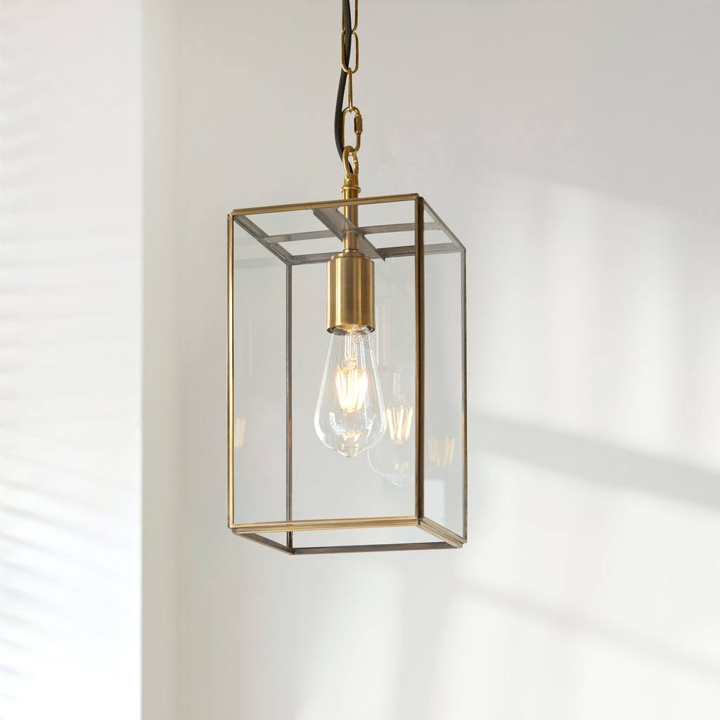 119142 Hammond Pendant Brass