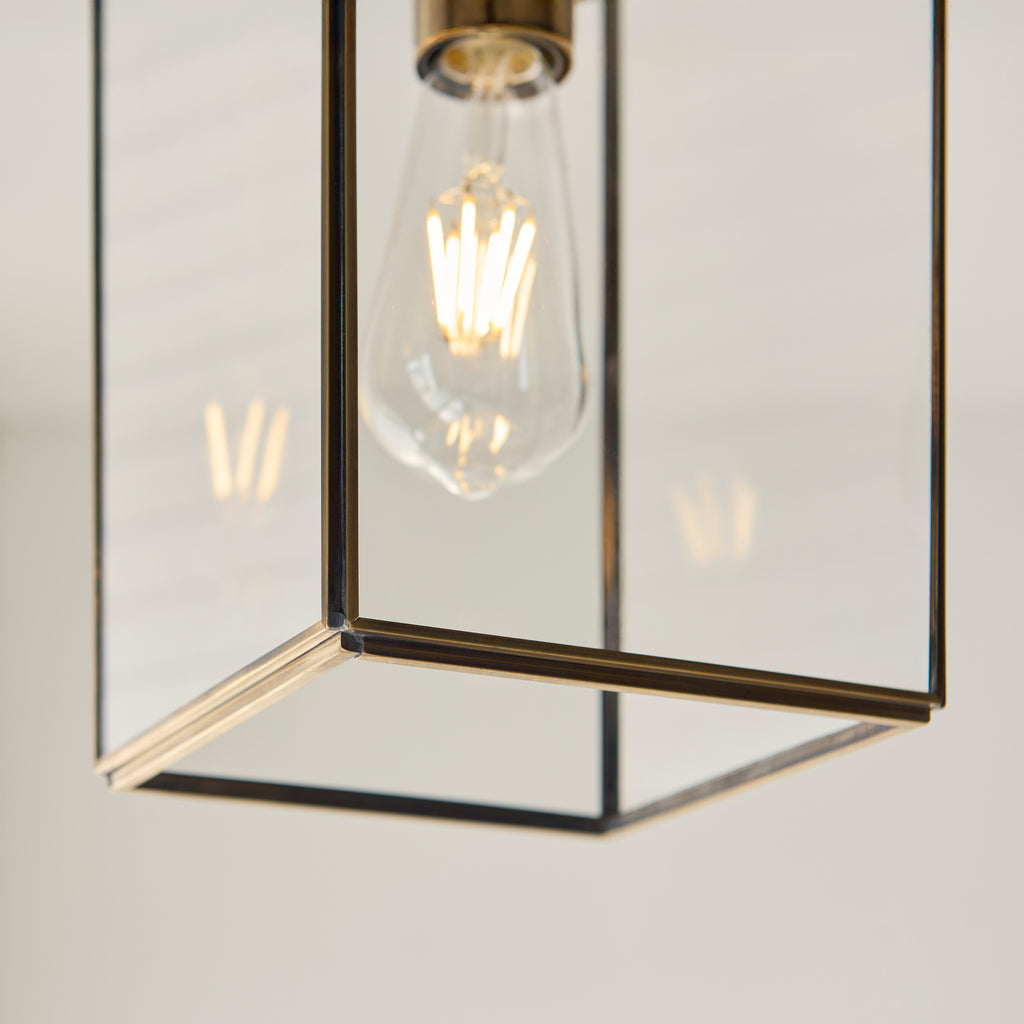 119142 Hammond Pendant Brass