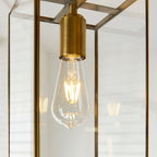 119142 Hammond Pendant Brass