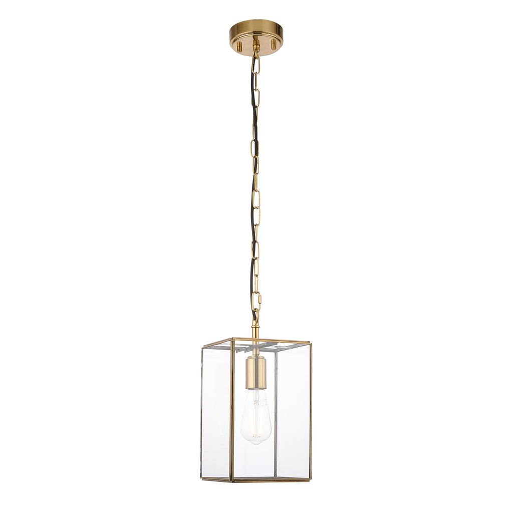 119142 Hammond Pendant Brass