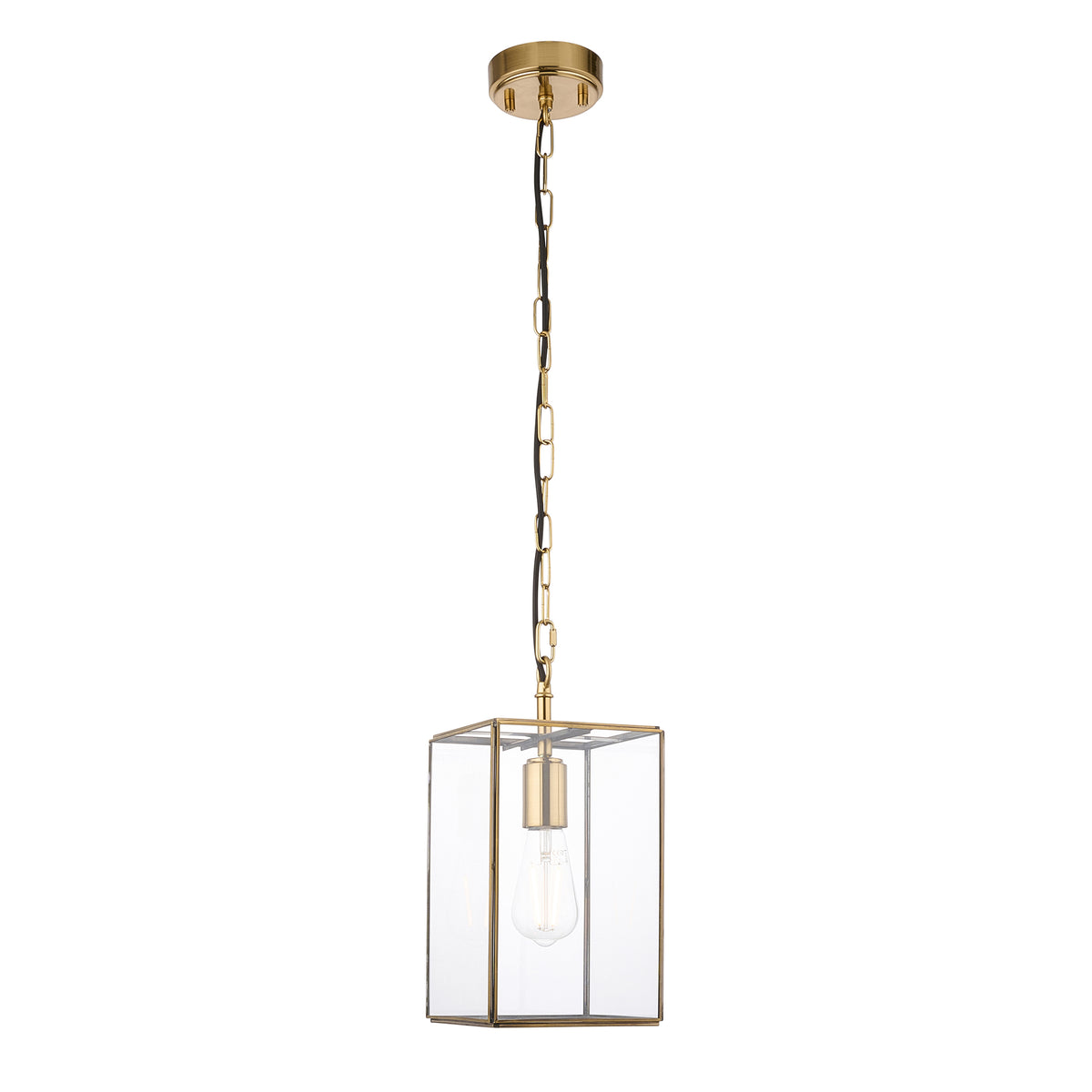 119142 Hammond Pendant Brass