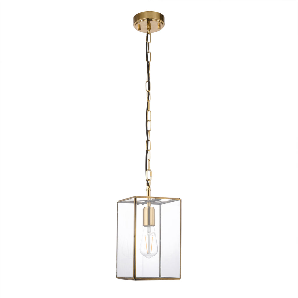 119142 Hammond Pendant Brass