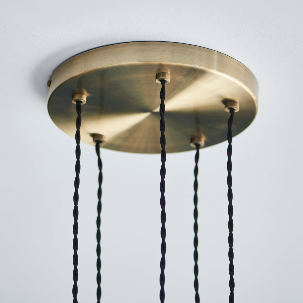 119435 Allegra 5 Light Pendant Brass