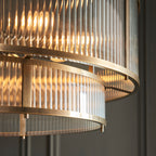 119456 Ridgeton 8 Light Pendant Brass