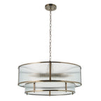 119456 Ridgeton 8 Light Pendant Brass