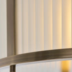 119457 Ridgeton Flush Ceiling Light Brass