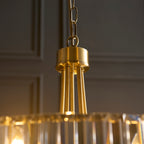 119610 Visconti 5 Light Pendant Brass