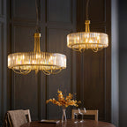 119610 Visconti 5 Light Pendant Brass
