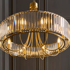 119611 Visconti 8 Light Pendant Brass