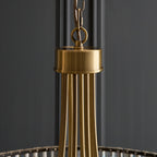 119611 Visconti 8 Light Pendant Brass
