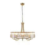 119611 Visconti 8 Light Pendant Brass