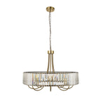 119611 Visconti 8 Light Pendant Brass