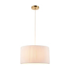 120011 Noah Pendant Cream Brass