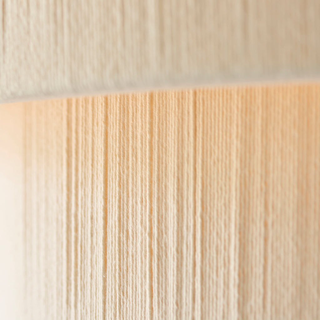 120013 Noah 5 Light Pendant Cream Brass