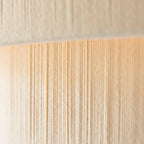 120013 Noah 5 Light Pendant Cream Brass