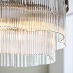 120025 Lucille 5 Light Pendant Brass