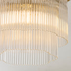 120065 Lucille Flush Ceiling Light Brass