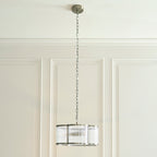 120090 Ridgeton Scallop 3 Light Pendant Brass