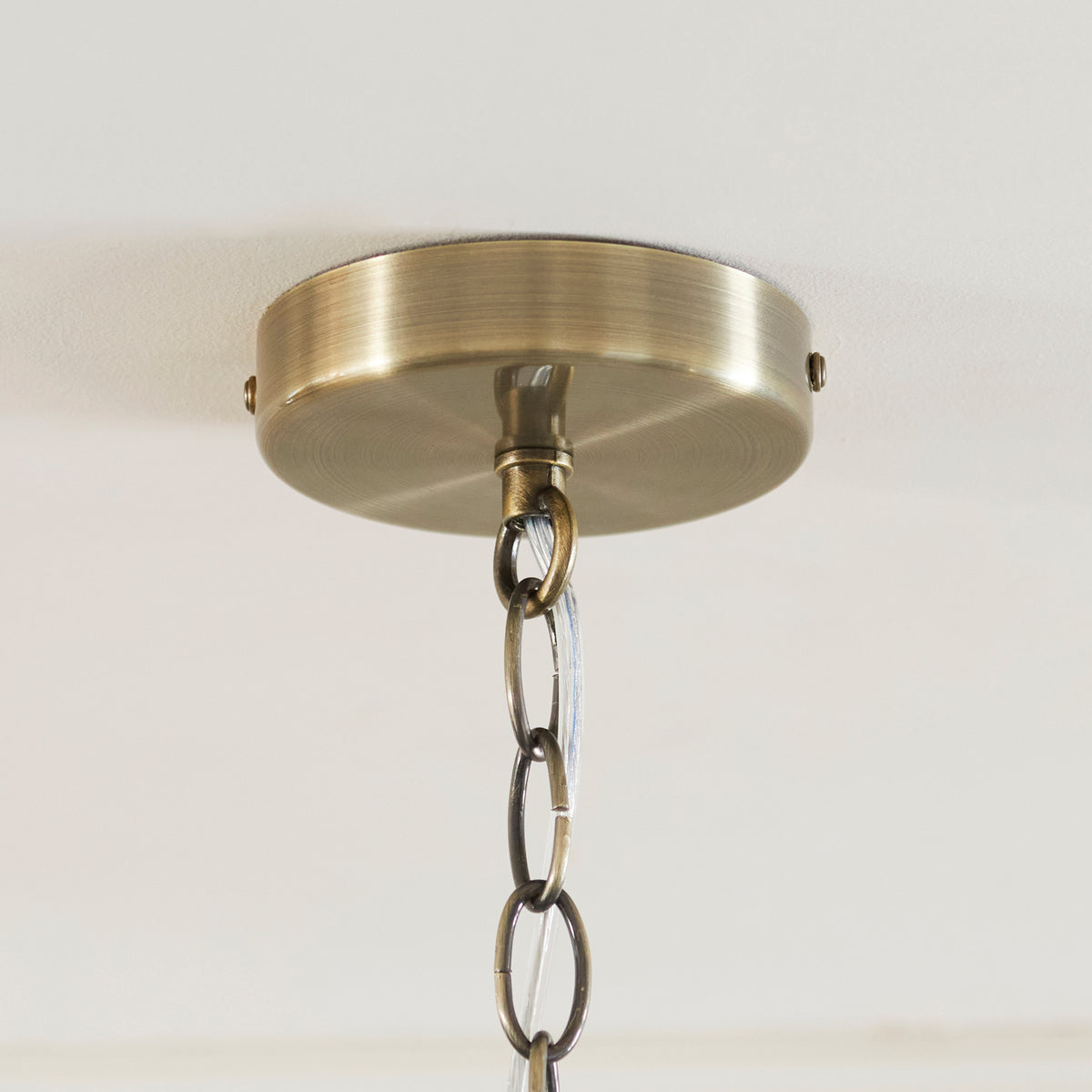 120090 Ridgeton Scallop 3 Light Pendant Brass