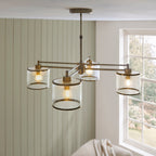 120143 Ridgeton 4 Light Pendant Brass