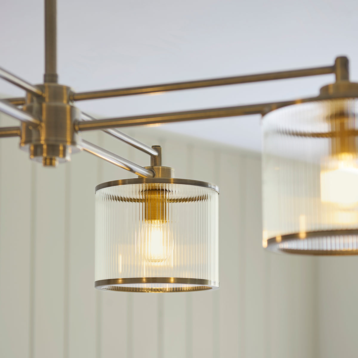 120143 Ridgeton 4 Light Pendant Brass