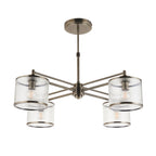 120143 Ridgeton 4 Light Pendant Brass