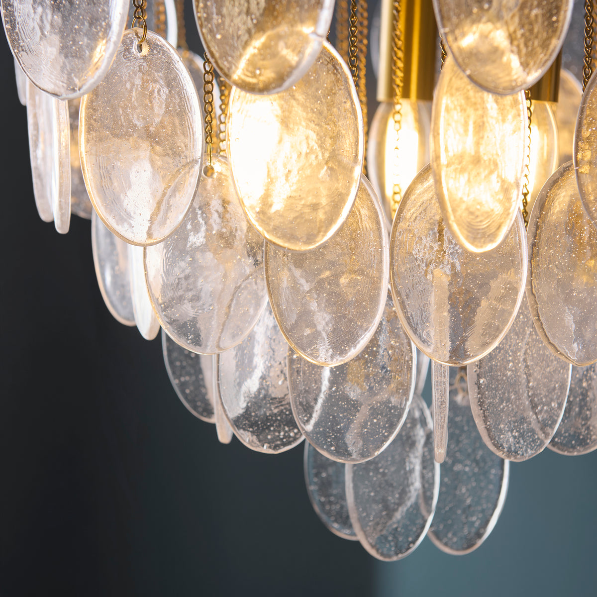 120226 Loretta 3 Light Pendant Brass