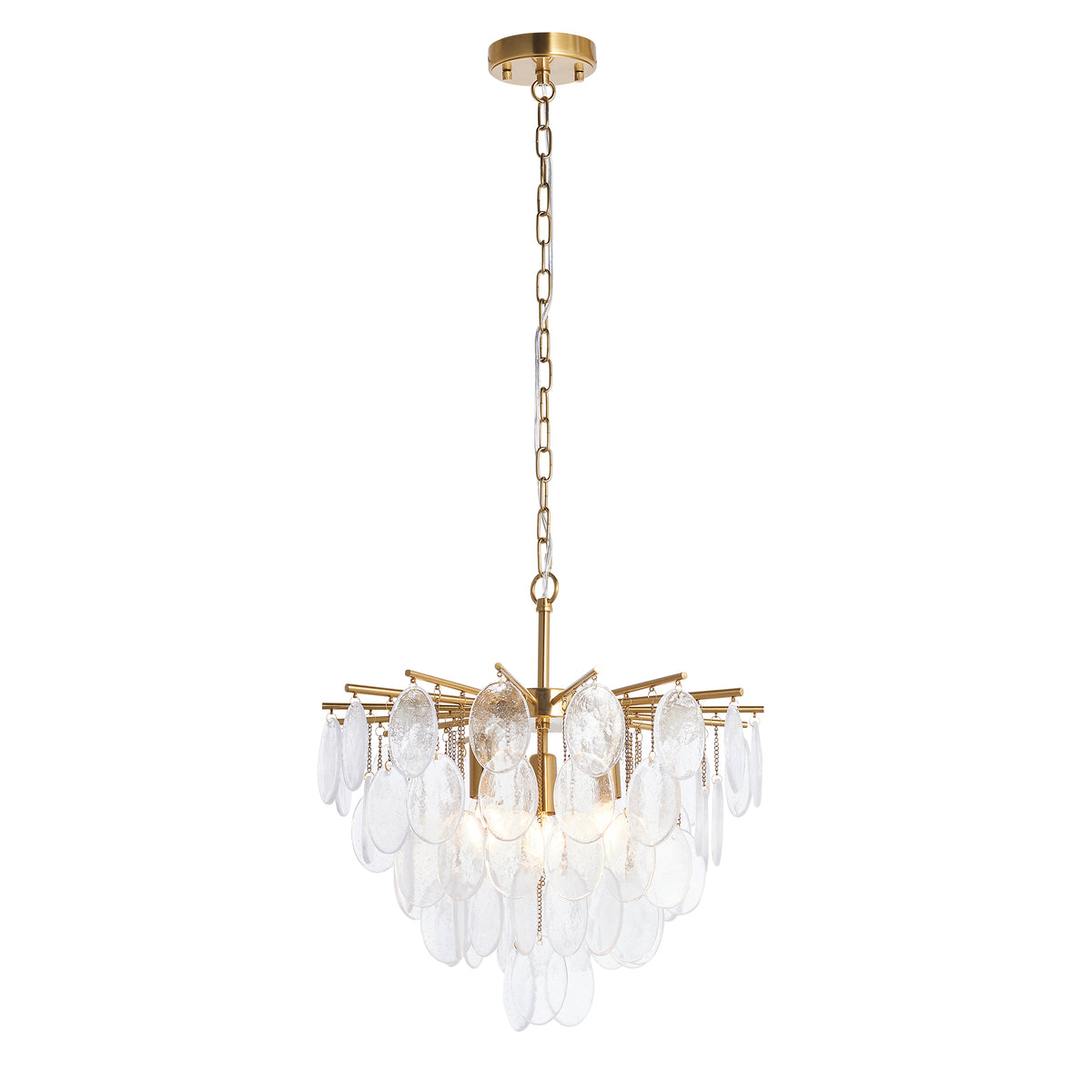 120226 Loretta 3 Light Pendant Brass