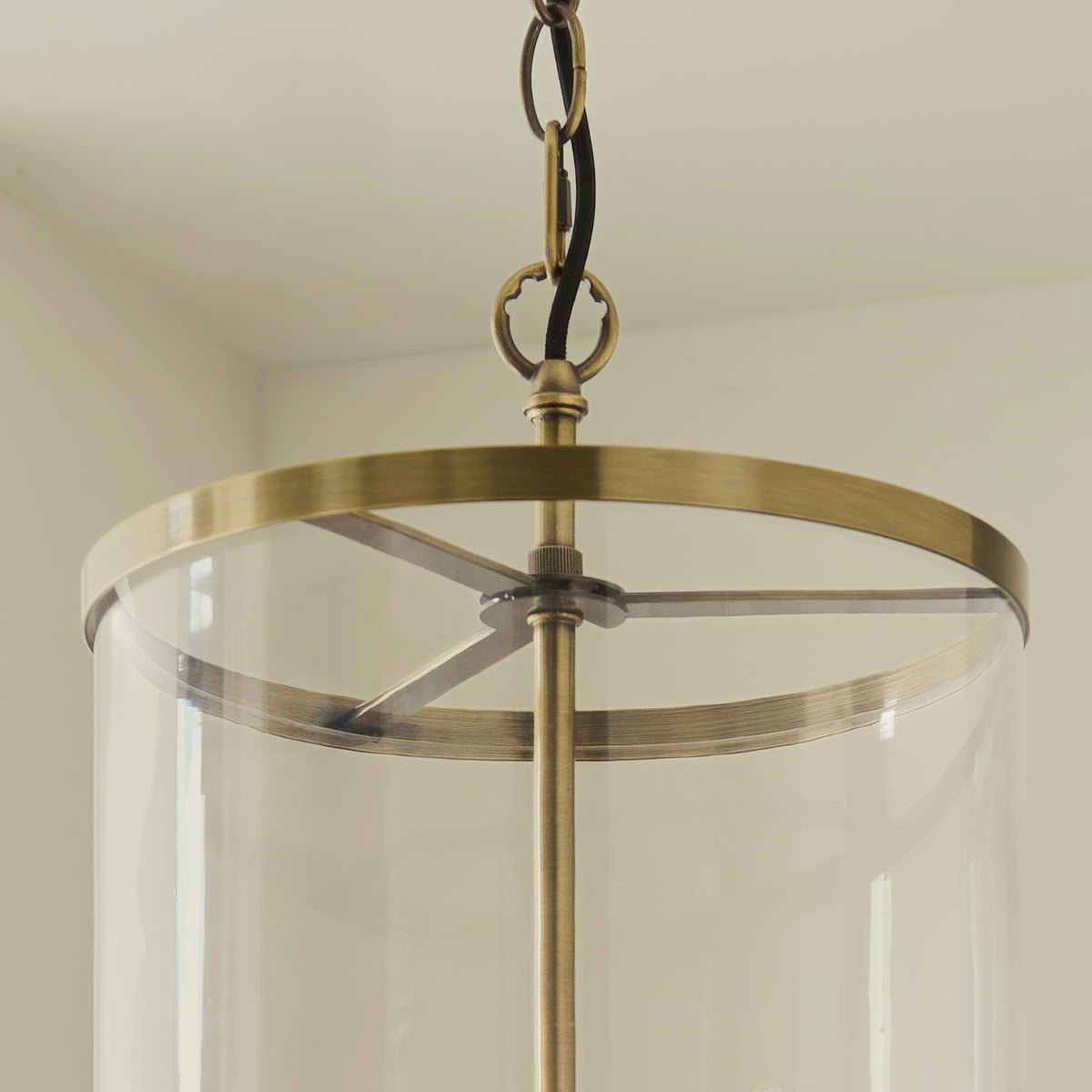 120523 Hebden 3 Light Pendant Brass