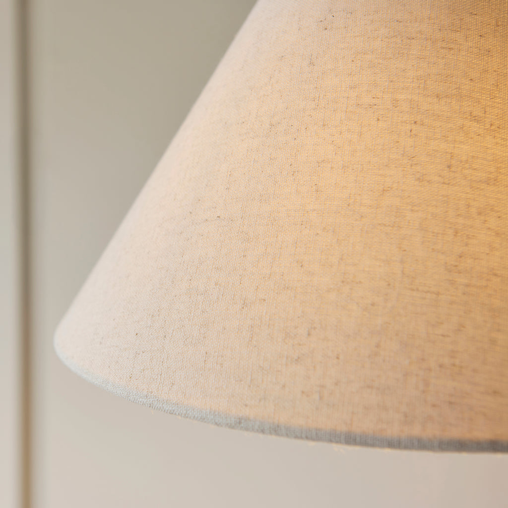 120743 Wallbridge Floor Lamp Brass White