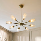 120758 Avelyn 8 Light Pendant Brass