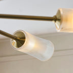120758 Avelyn 8 Light Pendant Brass