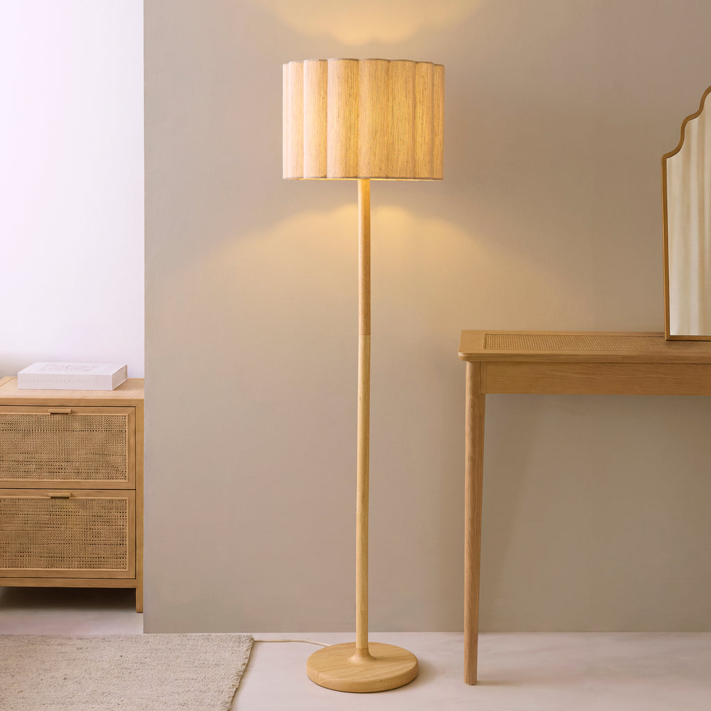 120763 Olson Floor Lamp Wood
