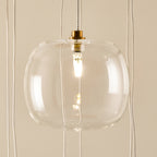 120834 Oslo 12 Light Pendant Brass