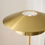 121070 Lyon Floor Lamp Brass
