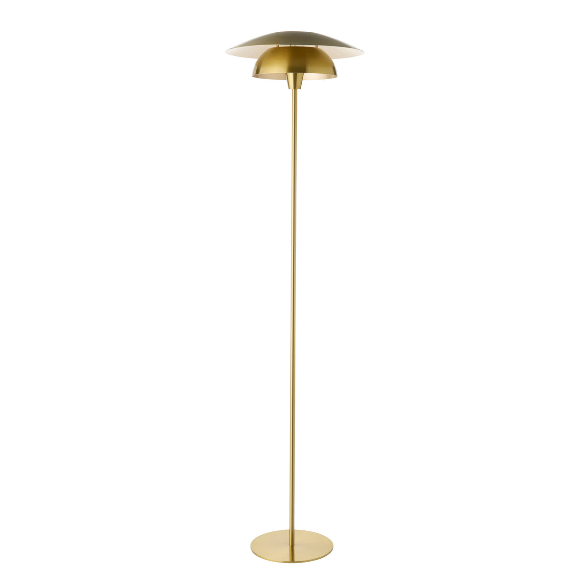 121070 Lyon Floor Lamp Brass