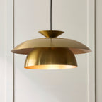 121072 Lyon Pendant Brass