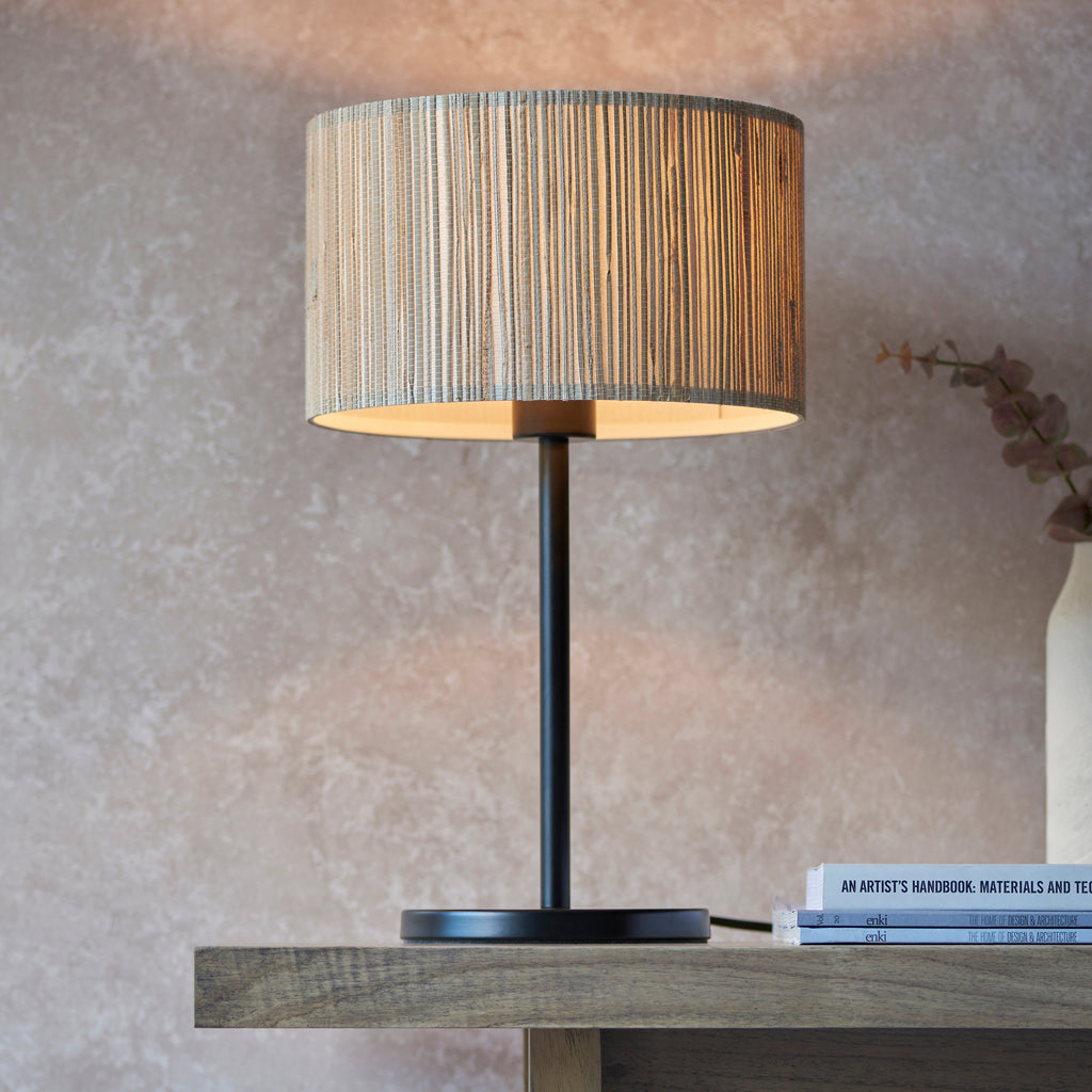 121511 Longshore - Twin Pack Table Lamp Natural Black