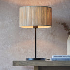 121511 Longshore - Twin Pack Table Lamp Natural Black