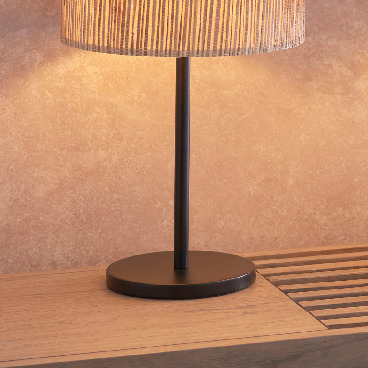 121511 Longshore - Twin Pack Table Lamp Natural Black