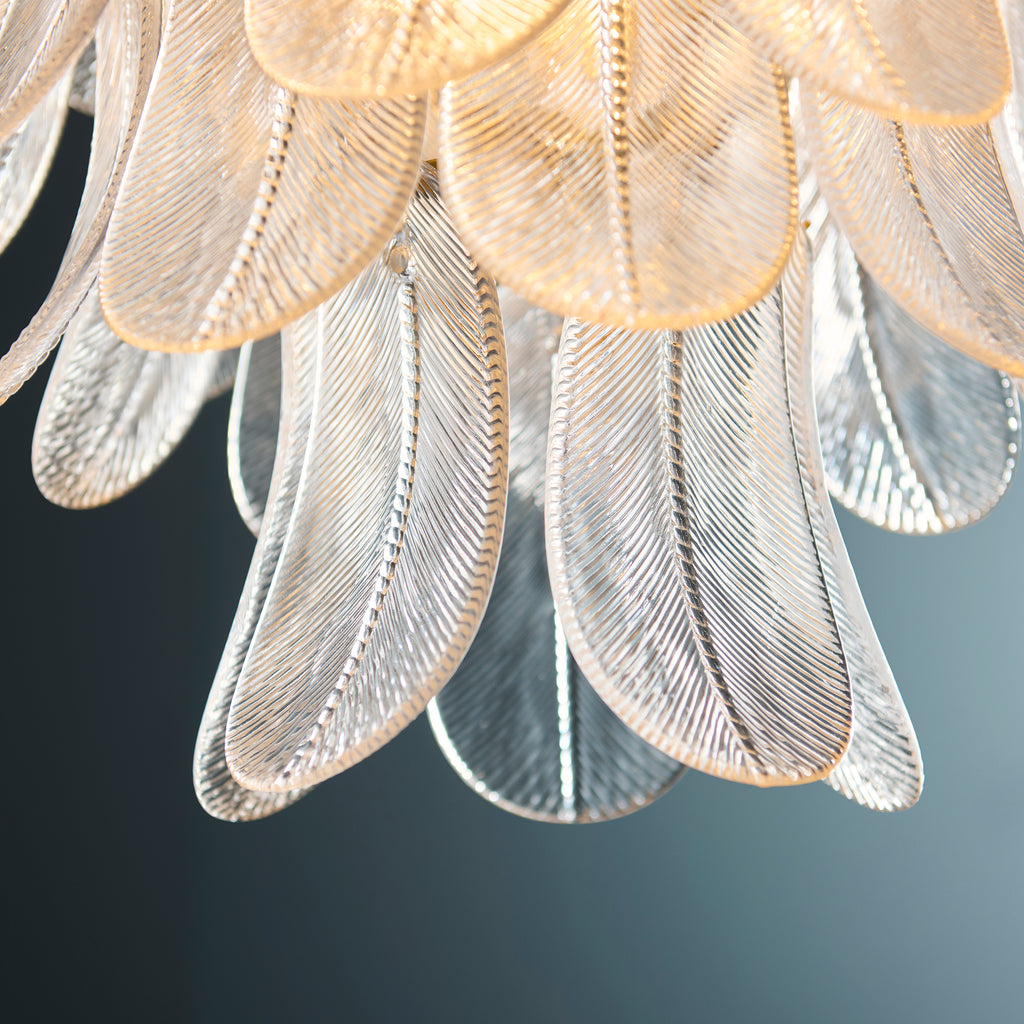 121771 Autumn 4 Light Pendant Brass