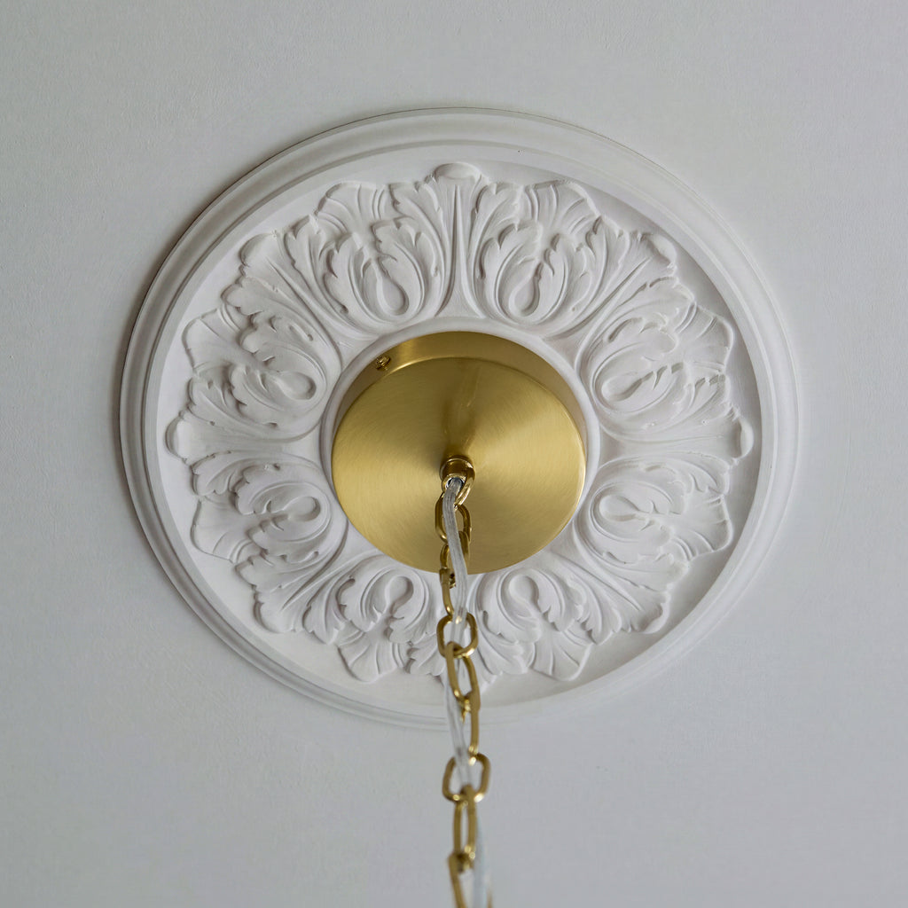 121771 Autumn 4 Light Pendant Brass